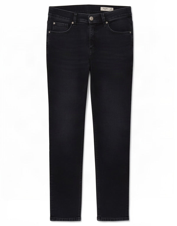 Marks & Spencer Feminino The Lily Slim Jeans Reino Unido 12 Médio W30 L26 Azul Marinho