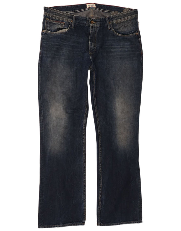 Tommy Hilfiger Masculino Bootcut Jeans W38 L34 Azul Marinho Algodão