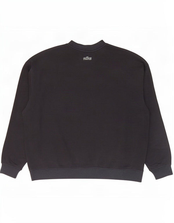 Moletom Nike Masculino Dri Fit Graphic Jumper Grande Algodão Preto