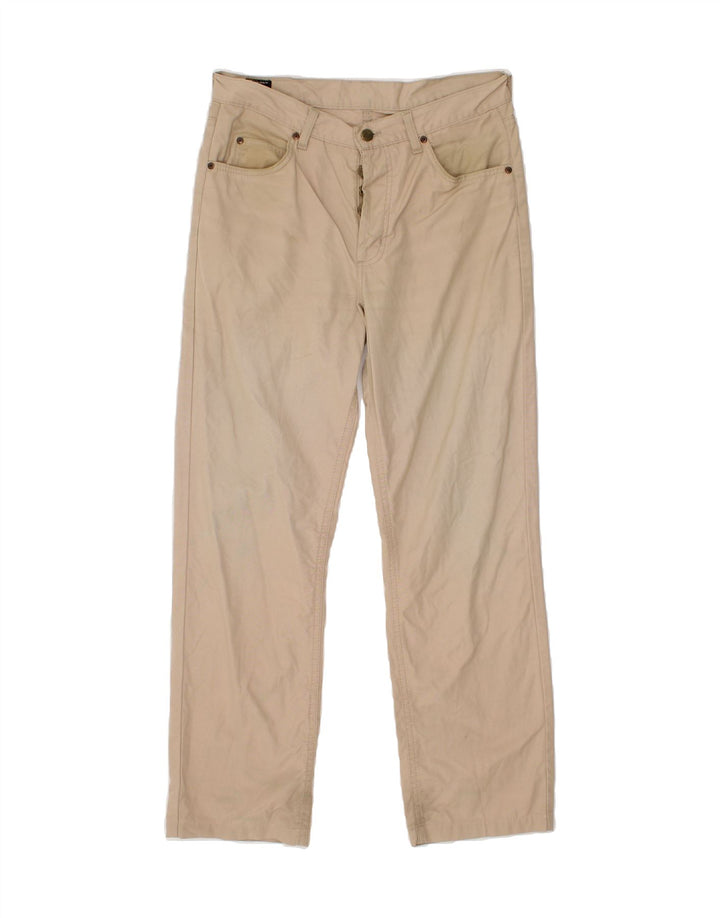 LEE Mens Straight Casual Trousers W32 L29 Beige Cotton Vintage Lee and Second-Hand Lee from Messina Hembry 