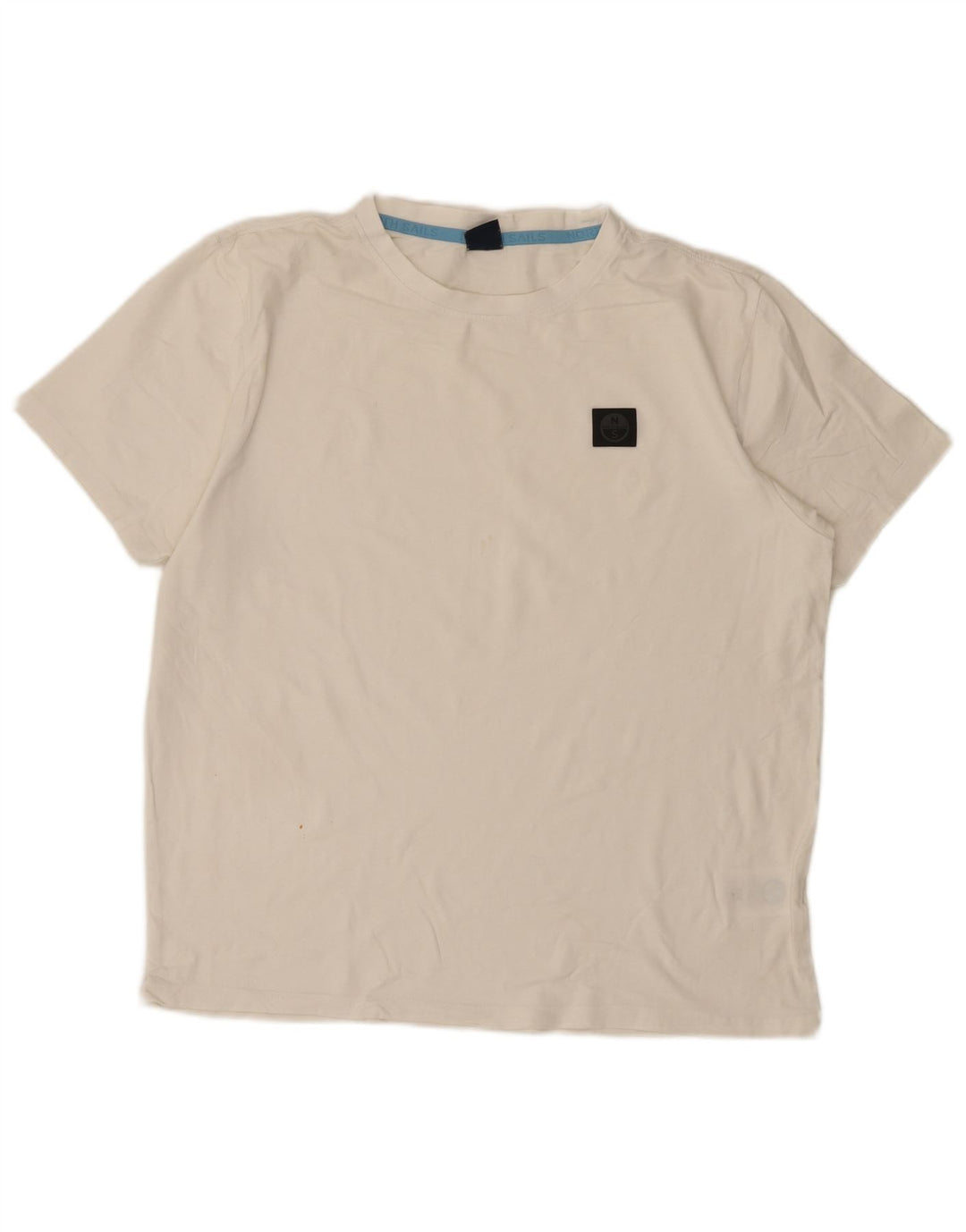 Camiseta masculina North Sails grande algodão branco