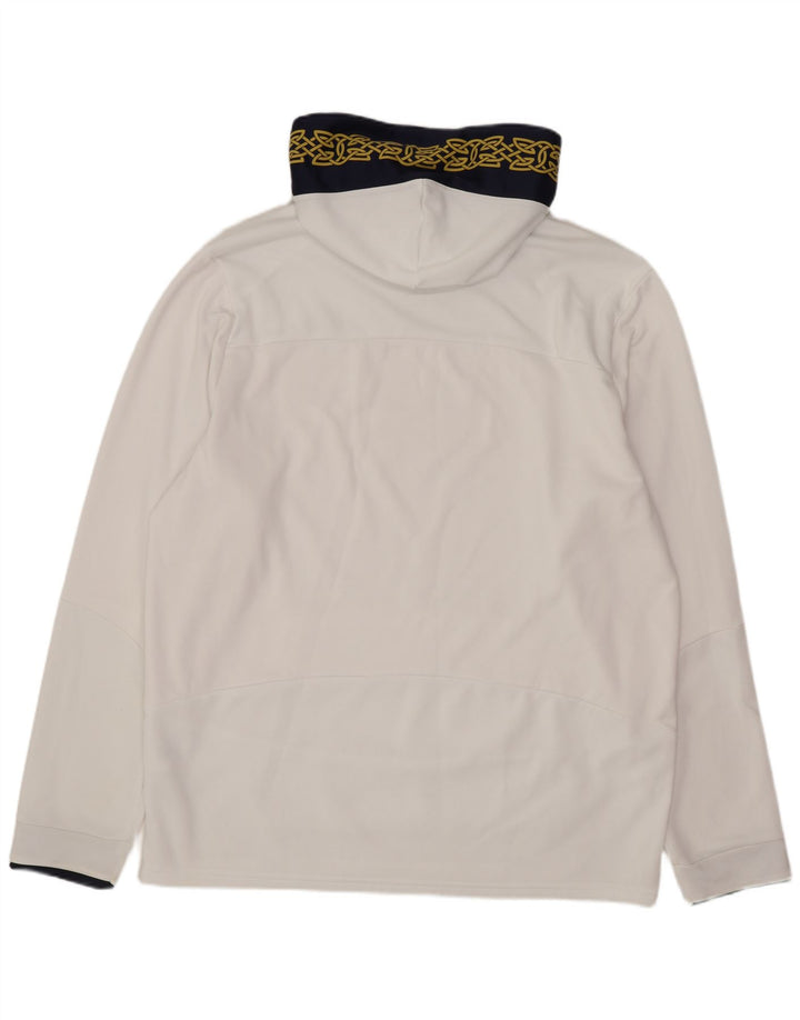 Suéter com capuz gráfico masculino UNDER ARMOUR grande poliéster colorido branco