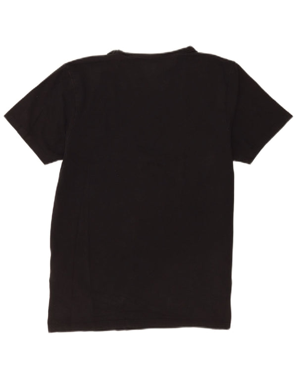 Camiseta masculina Jack & Jones grande algodão preto