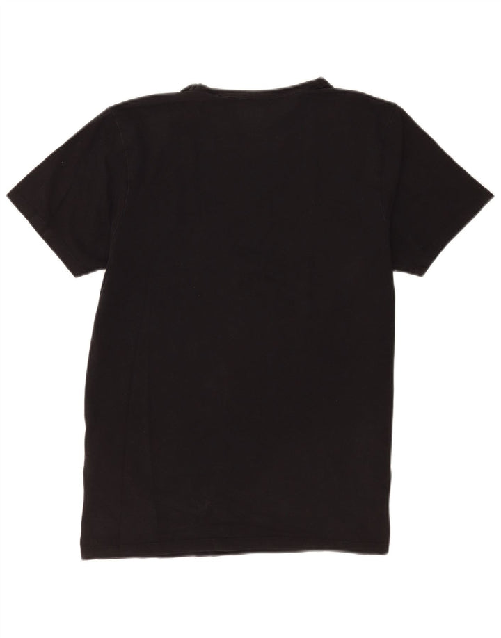 Camiseta masculina Jack & Jones grande algodão preto
