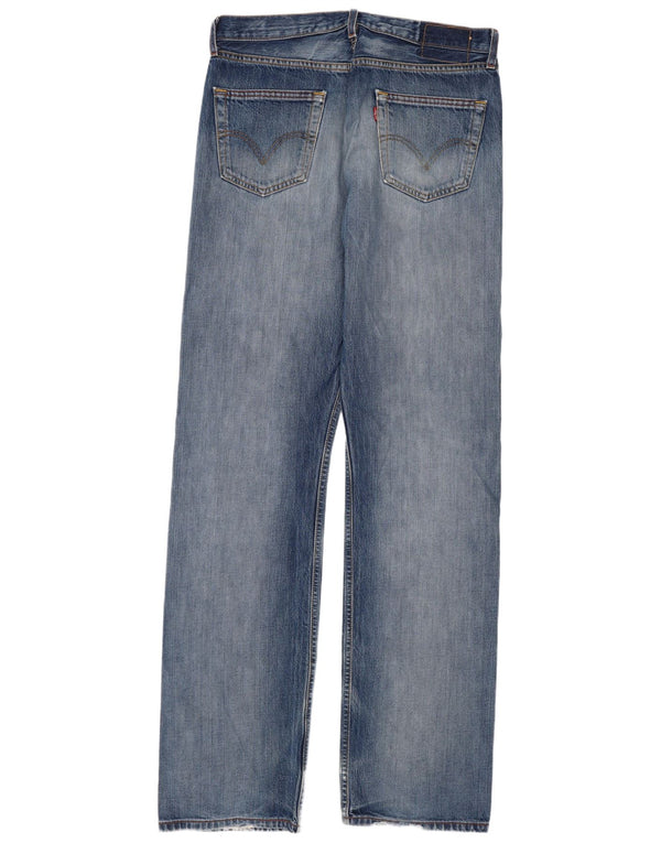Calça jeans reta masculina Levi's W34 L36 azul