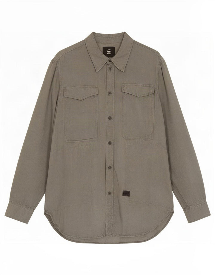 Camisa masculina G-Star grande cinza