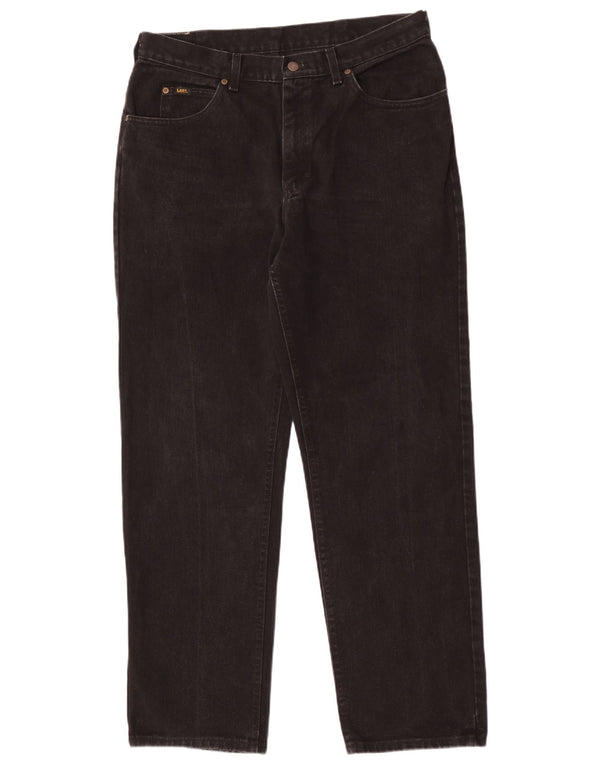Calça jeans reta masculina Lee W34 L32 preta