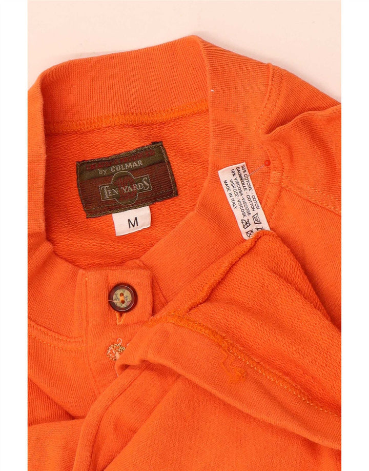 Colmar moletom feminino jumper UK 14 algodão laranja médio