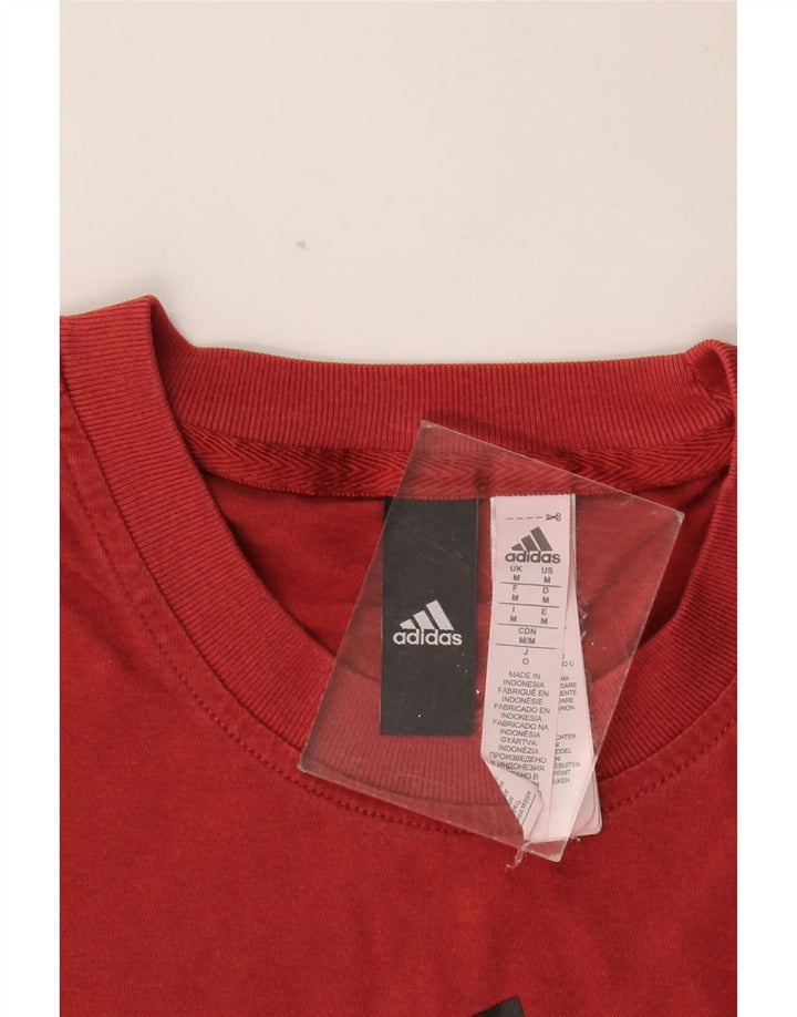 Camiseta Adidas Masculina Graphic Top Médio Vermelho