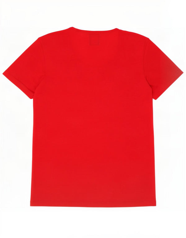 Camiseta gráfica masculina Zara Top médio vermelho