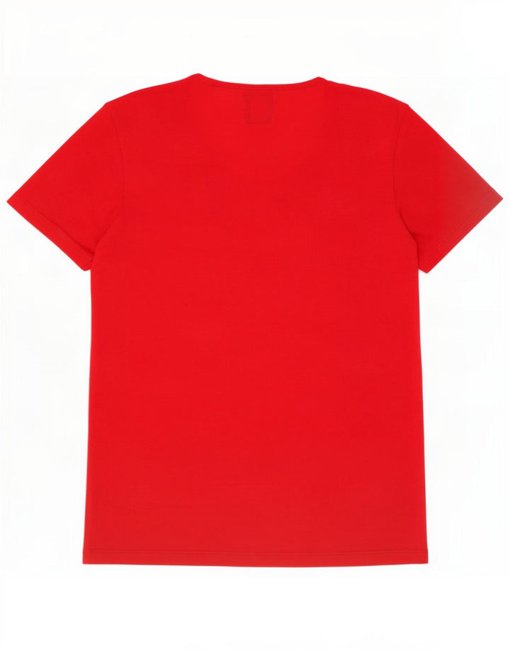 Camiseta gráfica masculina Zara Top médio vermelho