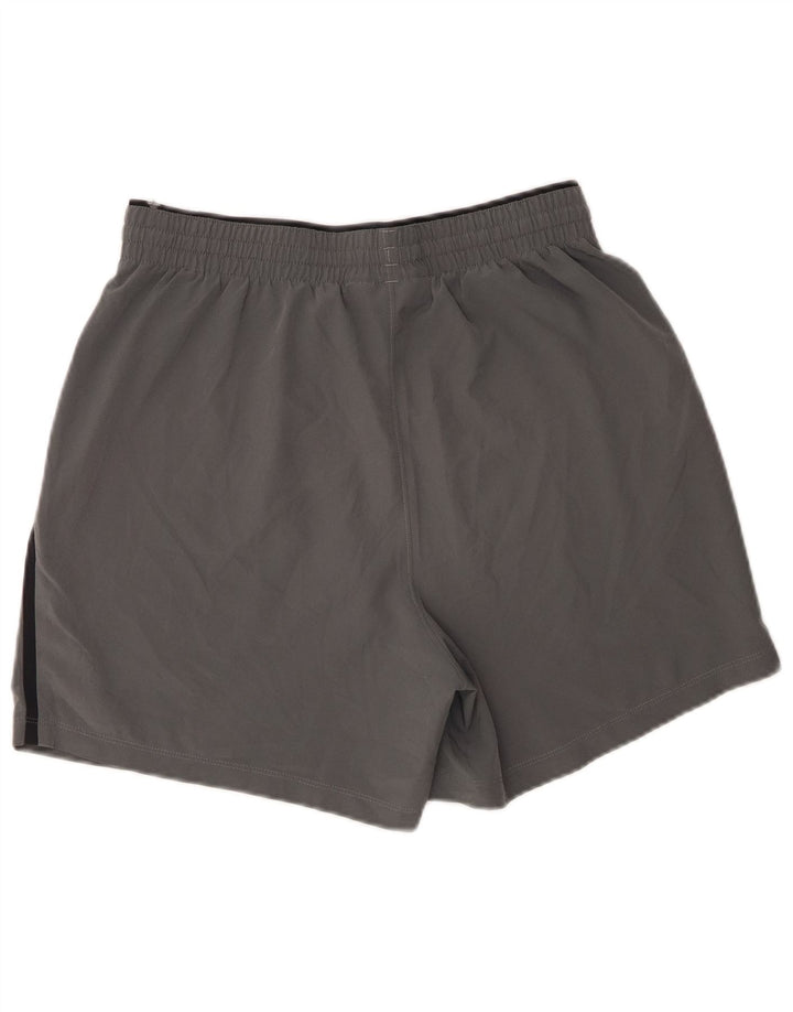 Shorts esportivos masculinos Under Armour Heat Gear cinza médio