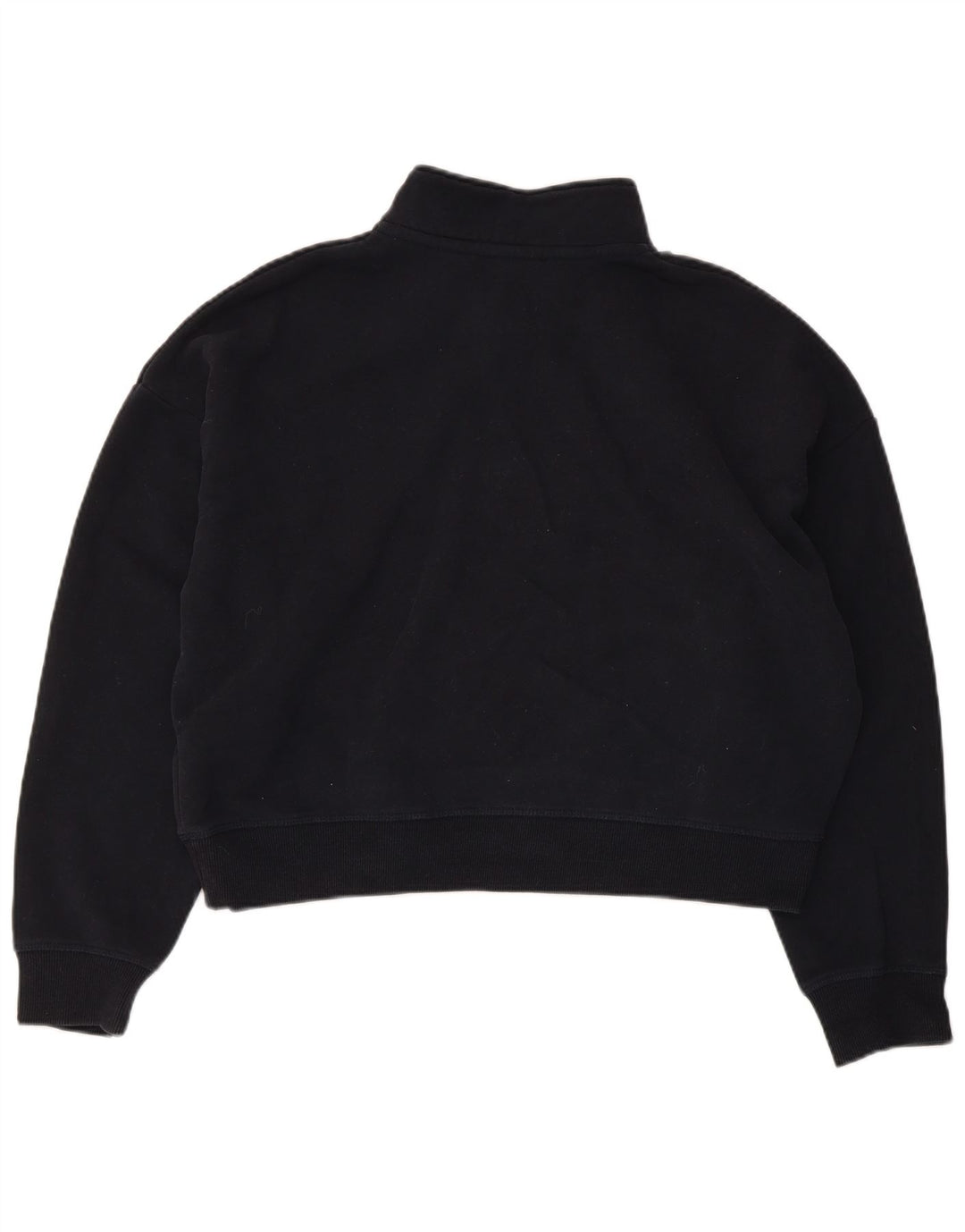 Superdry moletom feminino oversized crop jumper UK 16 grande azul marinho