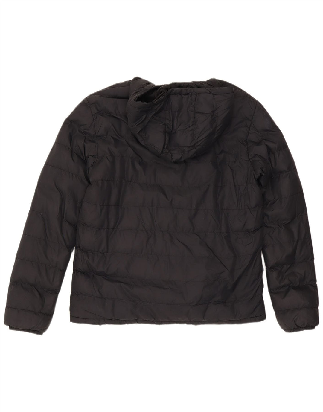 Jaqueta acolchoada masculina com capuz Mountain Warehouse UK 40 grande nylon preto