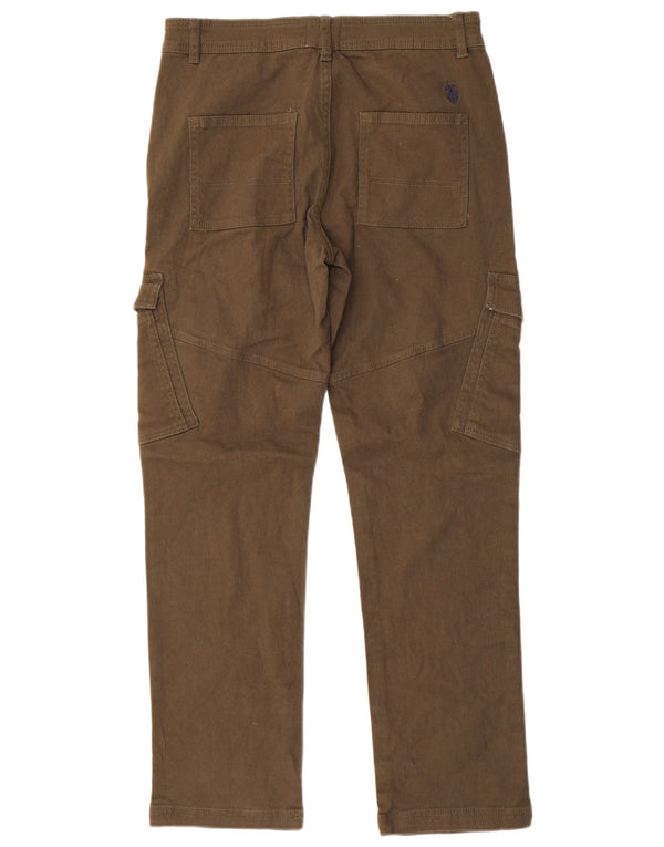 US Polo Assn. Calças Cargo Regular Fit Menino 14-15 Anos W30 L30 Verde