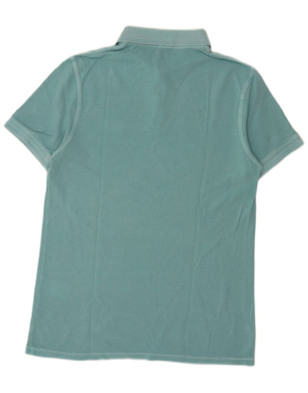 Camisa polo masculina Hugo Boss Slim Fit algodão verde médio