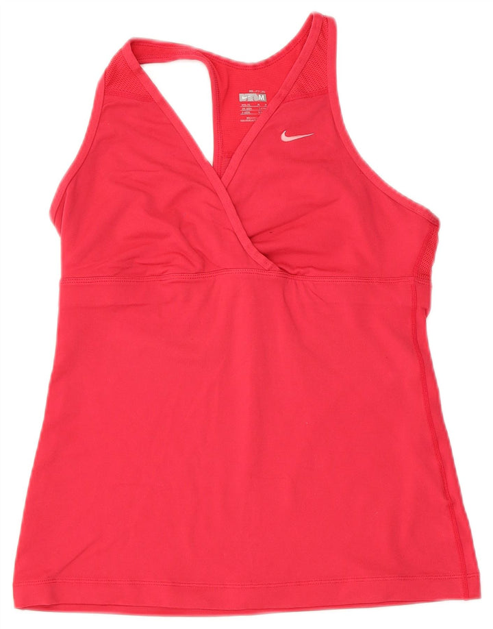 Colete feminino NIKE UK 12/14 médio vermelho