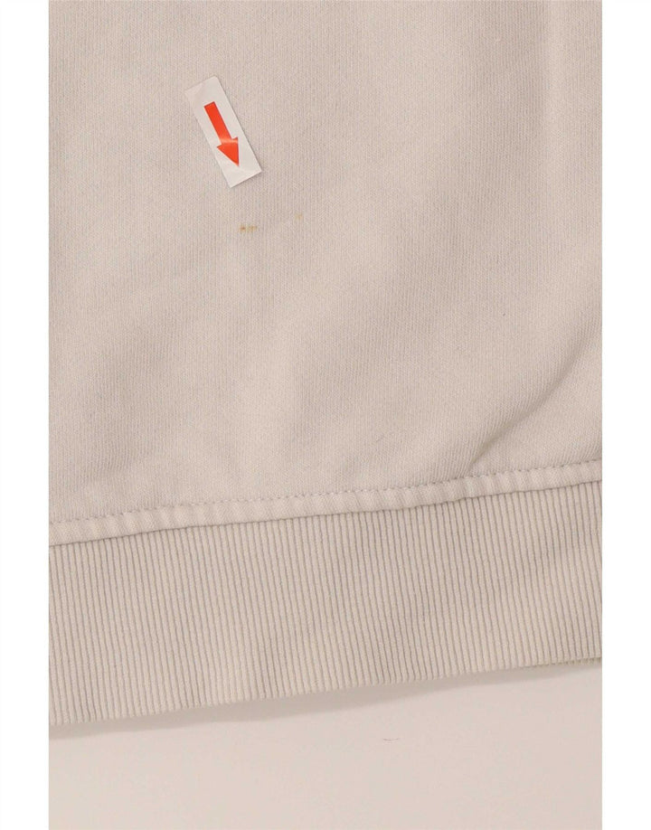 Fila moletom gráfico masculino jumper médio branco colorblock algodão