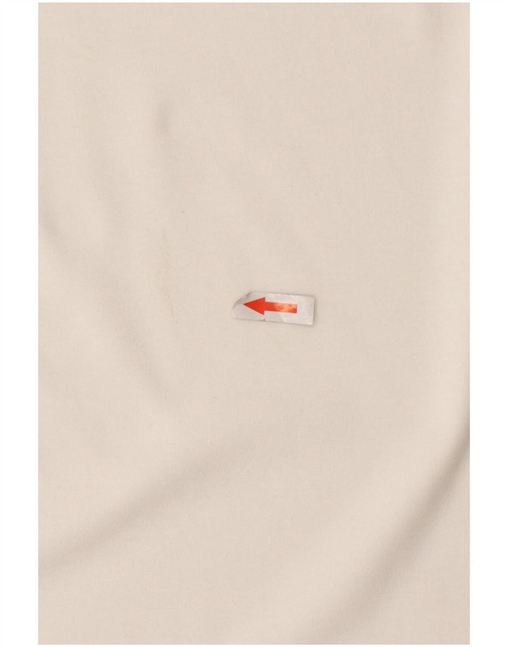 Camiseta masculina French Connection Top médio branco algodão colorblock