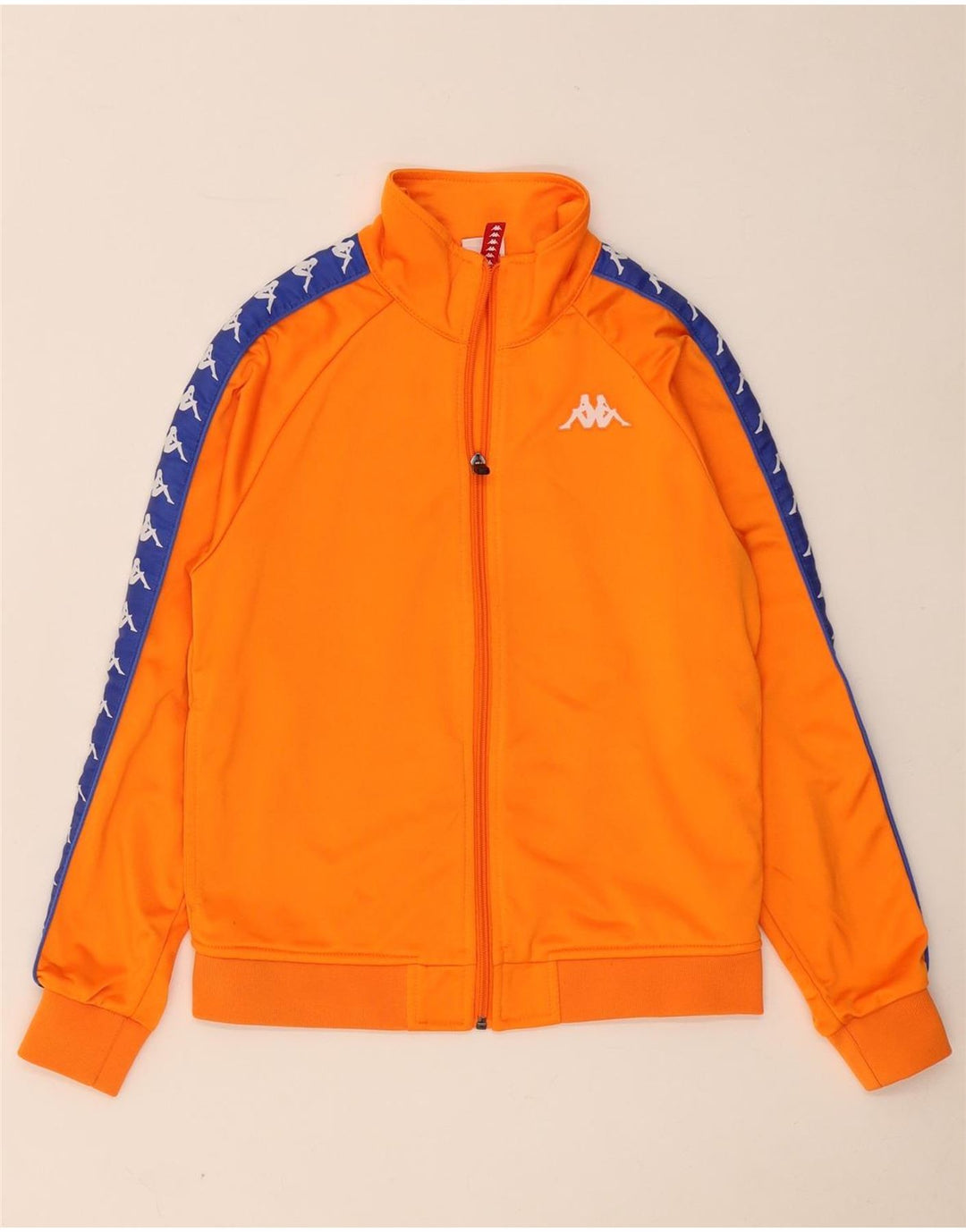 Jaqueta Kappa Boys Graphic Tracksuit 11-12 Anos Laranja Colorblock