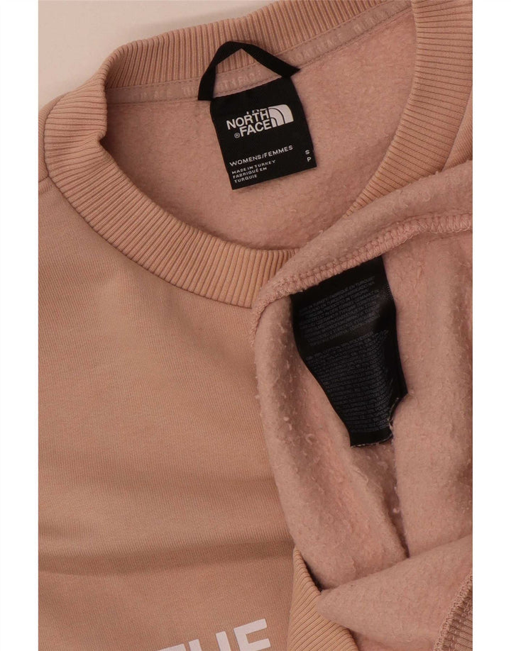 Moletom feminino The North Face com estampa oversized Reino Unido 10 pequeno rosa