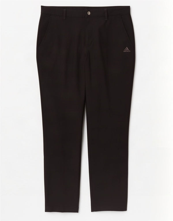 Adidas Mens Slim Chino Calças W34 L32 Poliéster Preto