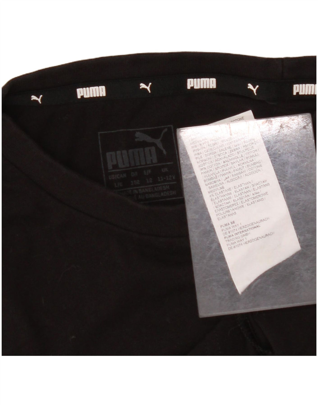 Camiseta Adidas Meninos Graphic 11-12 Anos Algodão Preto