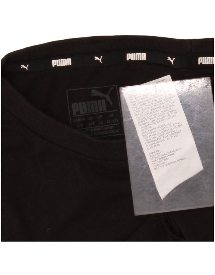 Camiseta Adidas Meninos Graphic 11-12 Anos Algodão Preto