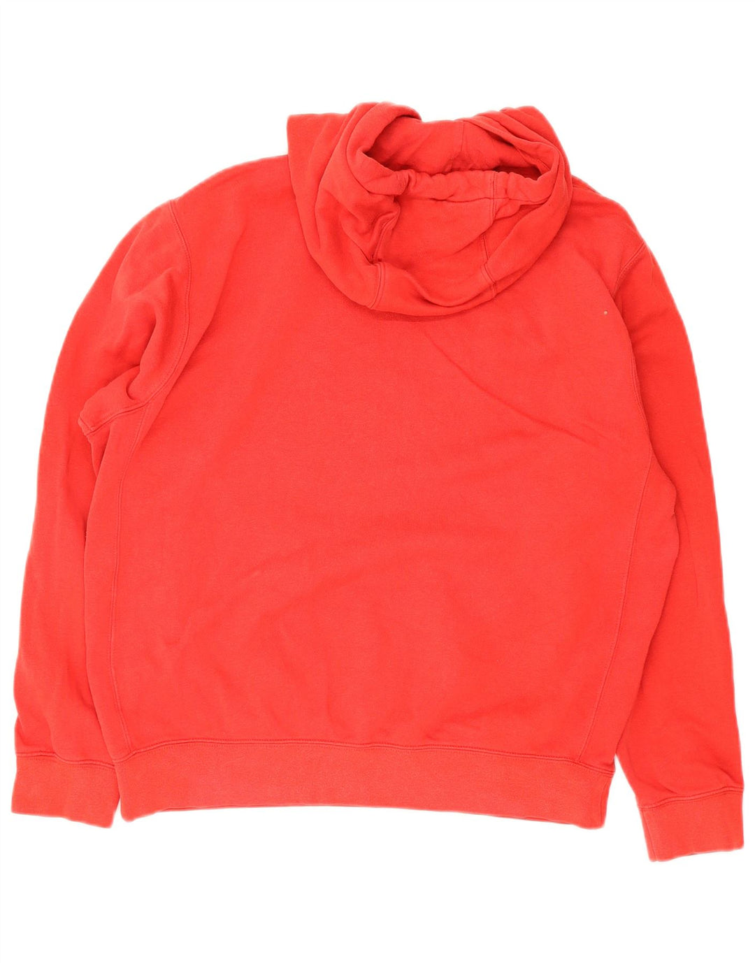 Nike Mens Hoodie Jumper Médio Algodão Vermelho