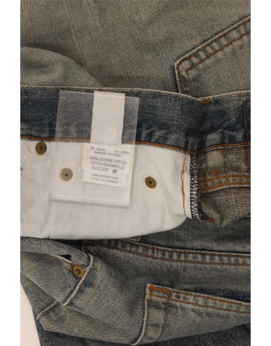 Jeans retos masculinos Diesel W33 L35 algodão azul