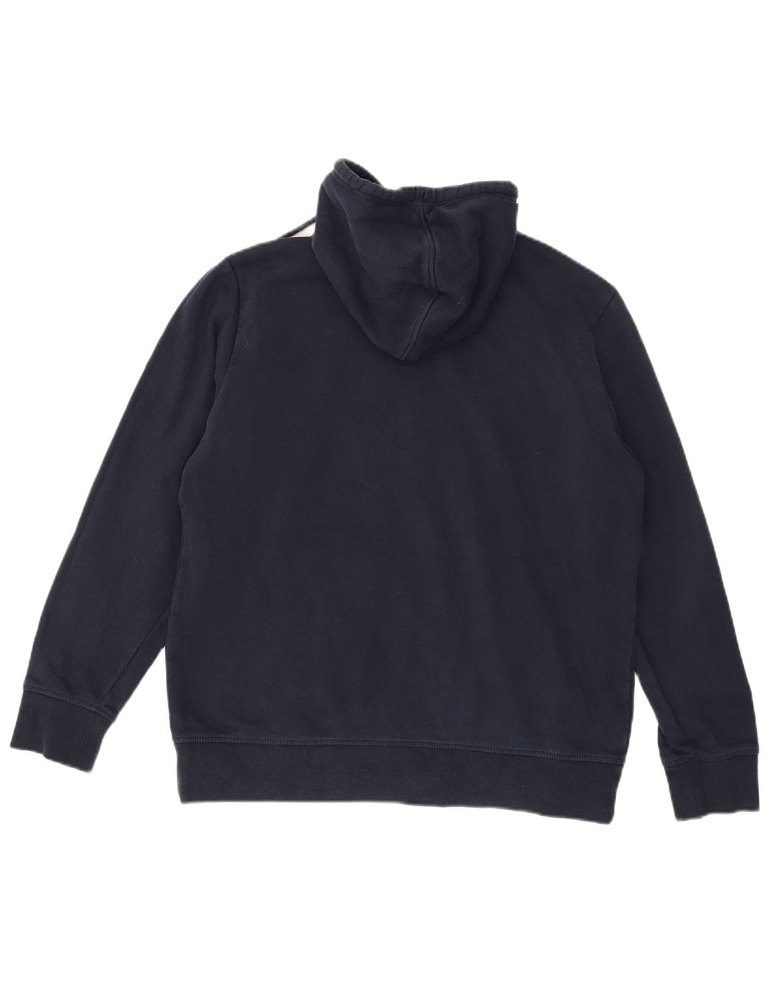 Reebok Mens Graphic Hoodie Jumper Médio Azul Marinho Algodão