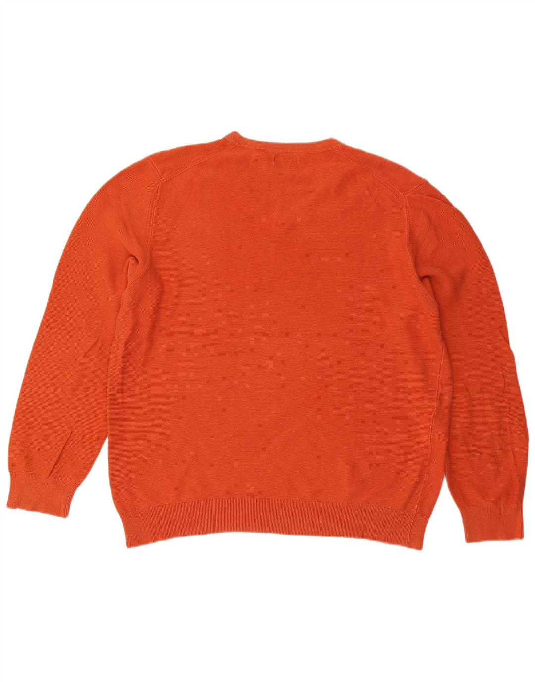 Suéter masculino IZOD com decote em V XL laranja algodão