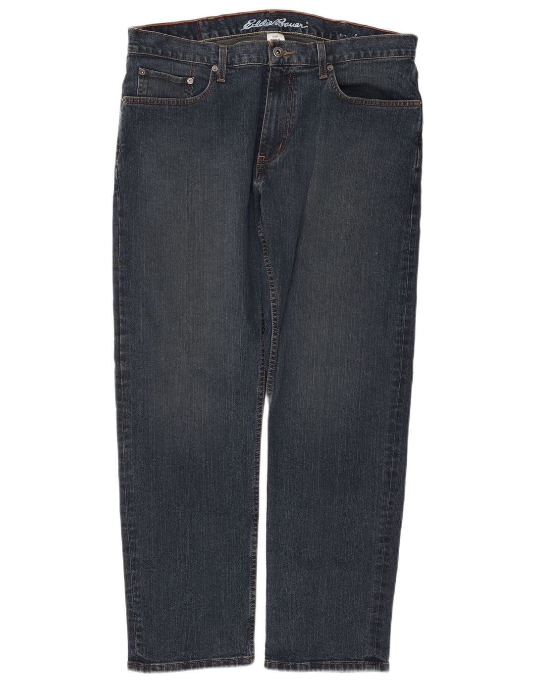 EDDIE BAUER Calça jeans reta masculina W36 L30 azul