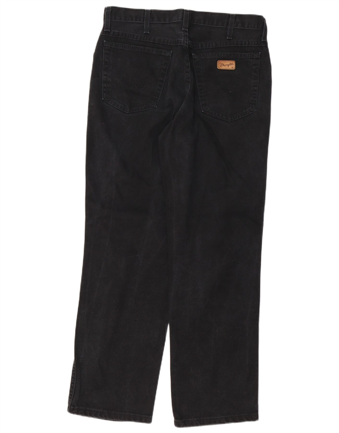Wrangler Masculino Ohio Straight Jeans W33 L30 Algodão Preto