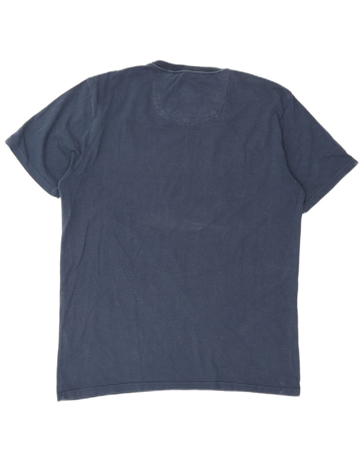 Camiseta masculina Volkswagen Graphic Fat Face Top Médio Poliéster Azul Marinho