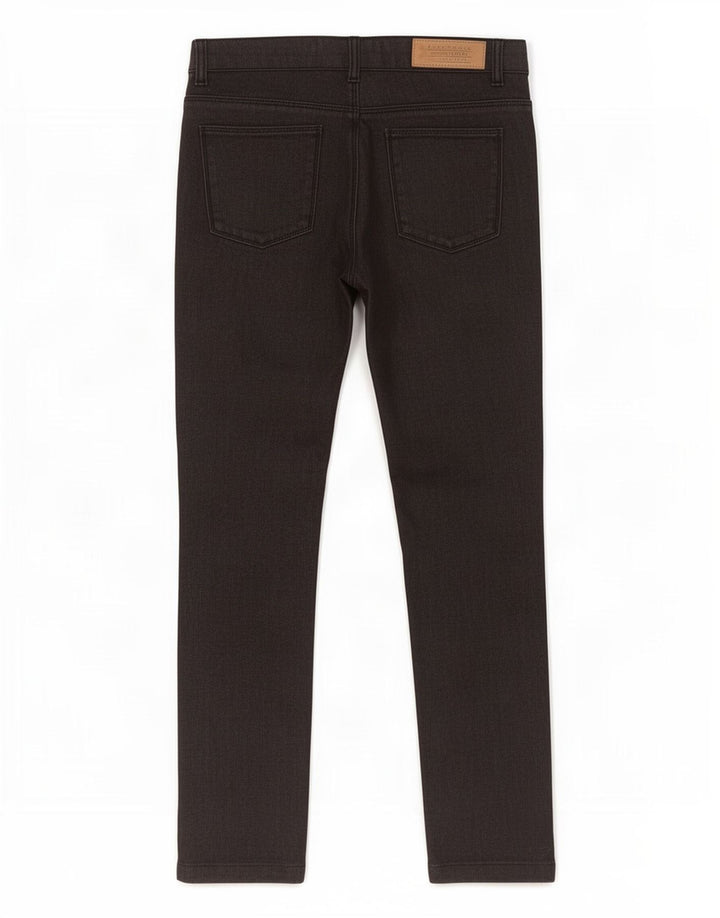 Calça jeans reta feminina Zara EU 40 médio W30 L30 algodão preto