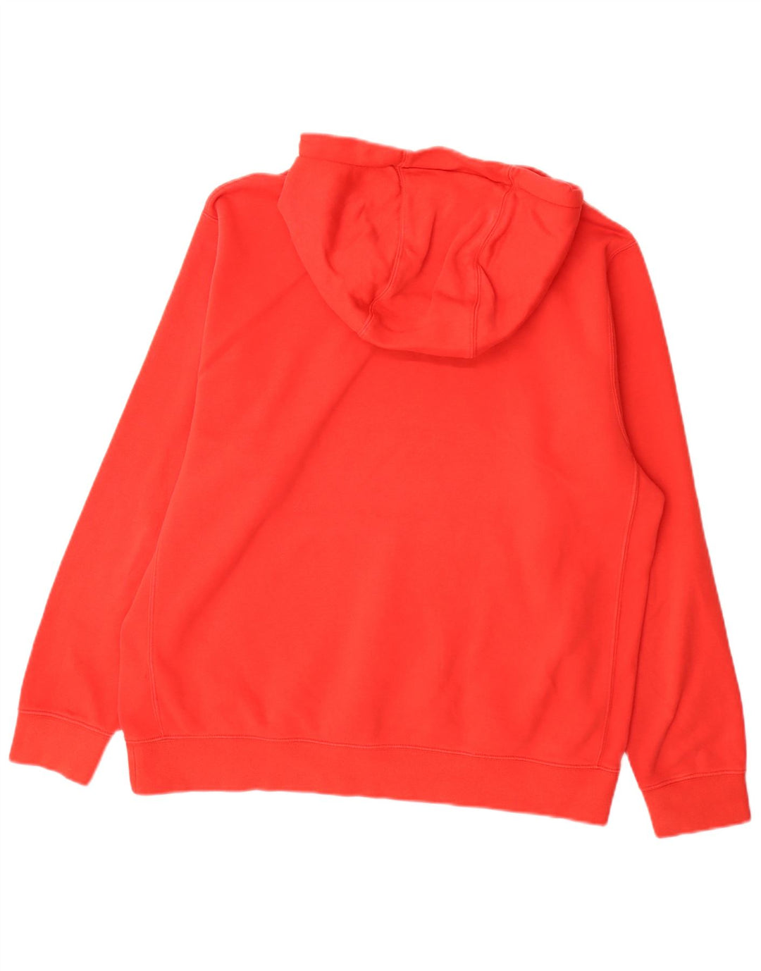 Nike Mens Hoodie Jumper Grande Algodão Vermelho