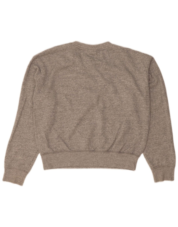 Champion moletom gráfico feminino jumper UK 18 XL algodão cinza