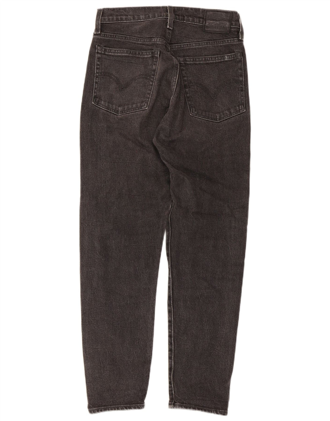 Calça jeans feminina Levi's Tapered W26 L27 algodão preto