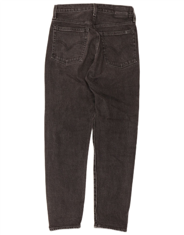 Calça jeans feminina Levi's Tapered W26 L27 algodão preto