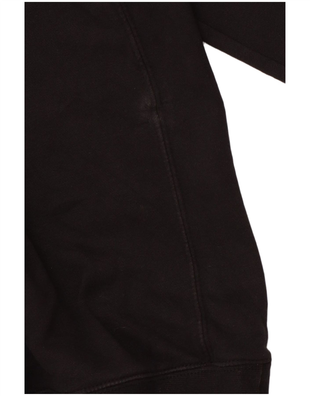 Suéter masculino NIKE com capuz e zíper grande de algodão preto