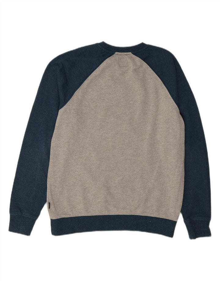 VANS Masculino Suéter Jumper XS Cinza Colorblock