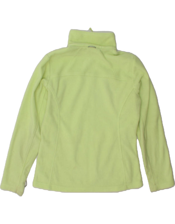 Jaqueta de lã feminina COLUMBIA UK 16 grande poliéster verde