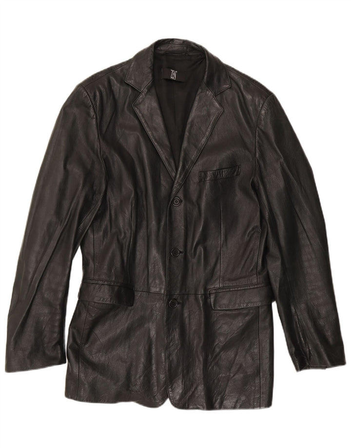 Jaqueta de couro feminina Zen IT 50 XL couro preto
