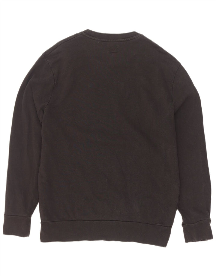 Levi's moletom gráfico masculino jumper médio preto algodão
