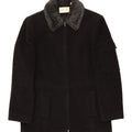 SASHA Womens Overcoat UK 14 Large Black Wool Vintage Sasha and Second-Hand Sasha from Messina Hembry 