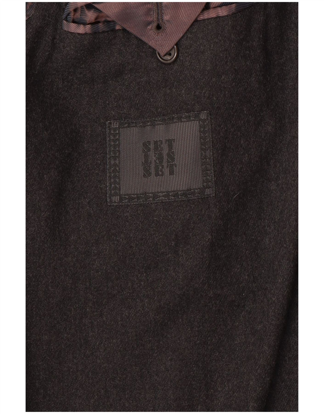 Sobretudo masculino vintage UK 44 2XL cinza