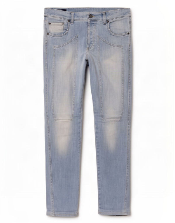 Jeckerson Masculino Slim Jeans W36 L30 Azul Algodão
