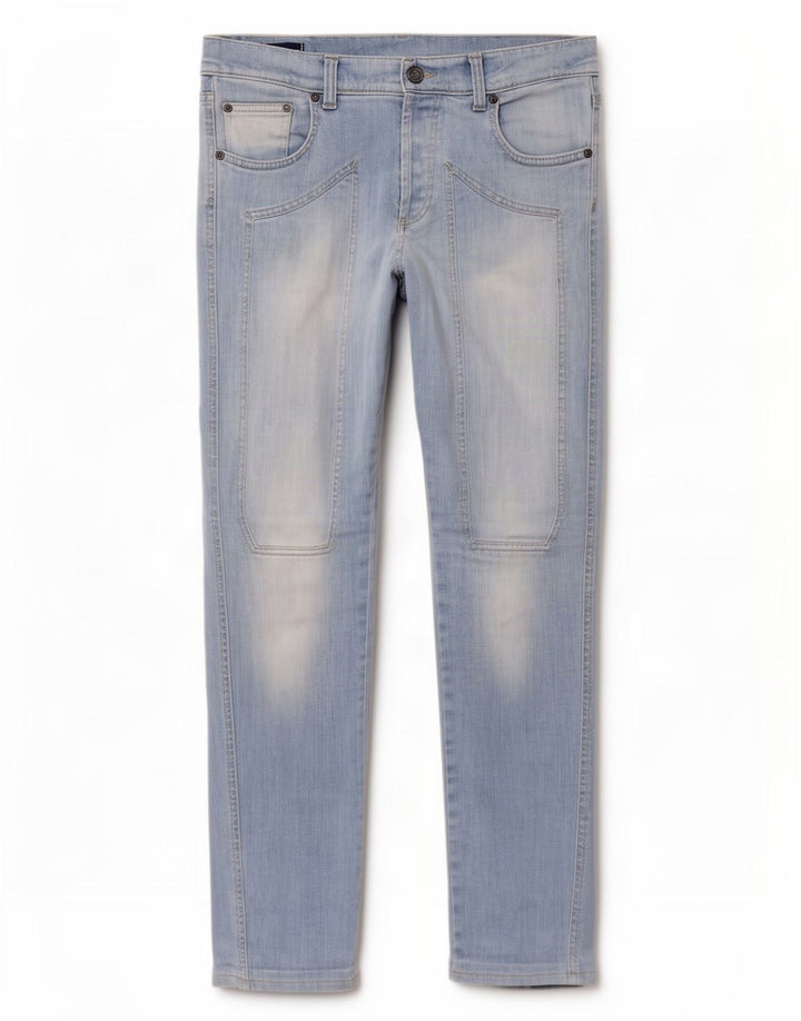 Jeckerson Masculino Slim Jeans W36 L30 Azul Algodão