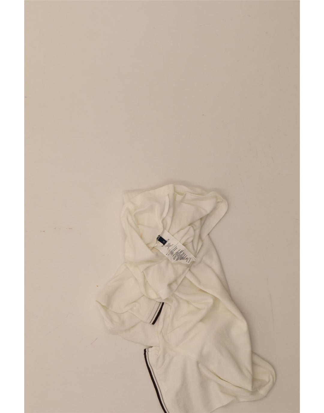 TRUSSARDI JEANS Womens Polo Shirt UK 18 XL White Cotton Vintage Trussardi Jeans and Second-Hand Trussardi Jeans from Messina Hembry 
